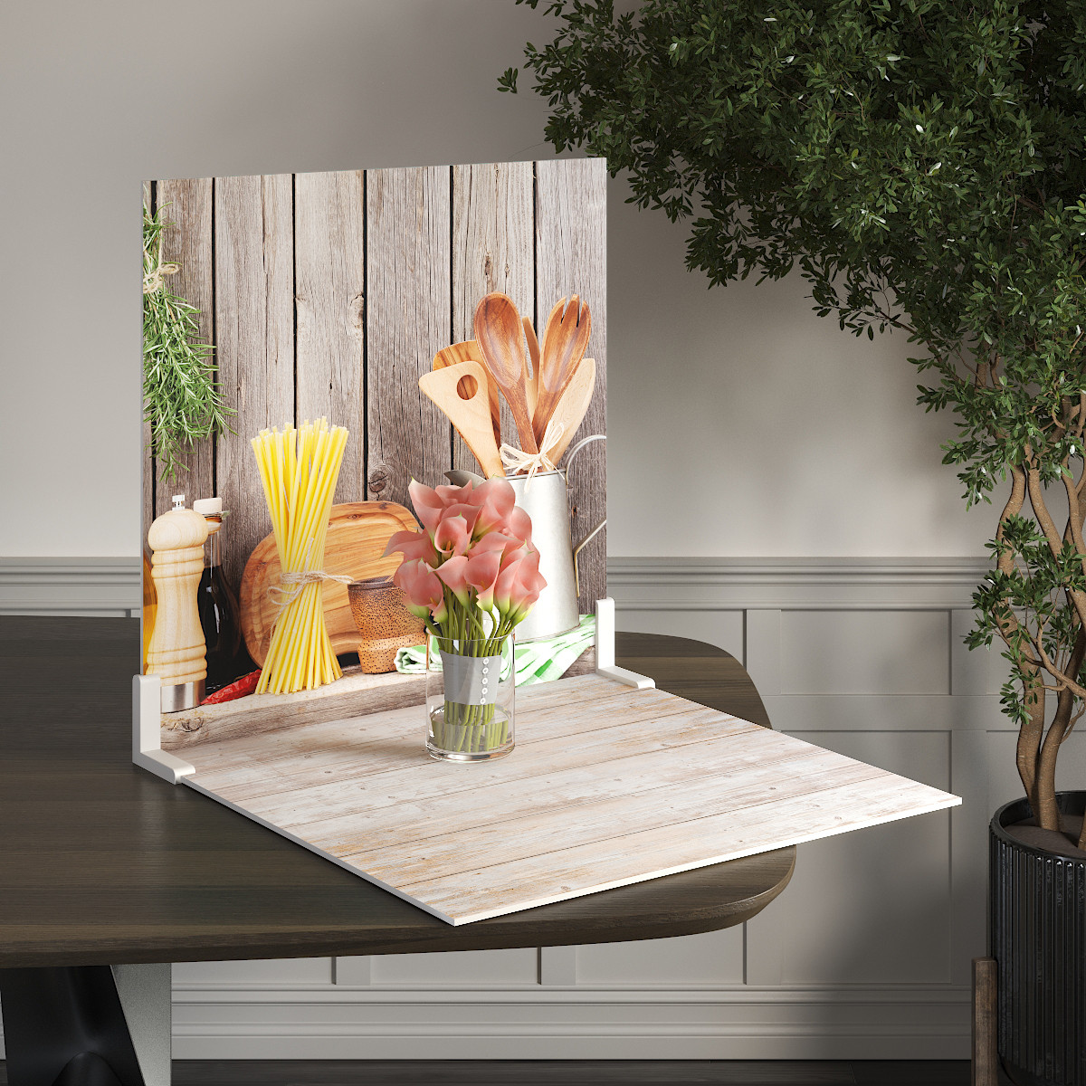 Пластиковий кутовий 2d фотофон, PolyPlast 40x40см - №62109