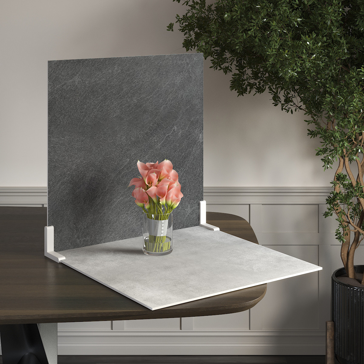 Пластиковий кутовий 2d фотофон, PolyPlast 40x40см - №62115, фото 1