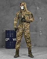 Тактический военный костюм пиксель ВСУ 3 в 1, Военная тактическая форма 3 в 1 пиксель ВСУ рип-стоп Воин ukr юа