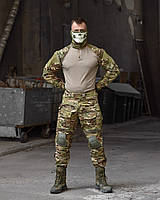 Военная форма с наколенниками мультикам G3 Combat, Тактический костюм мультикам с наколенниками Воин ukr юа