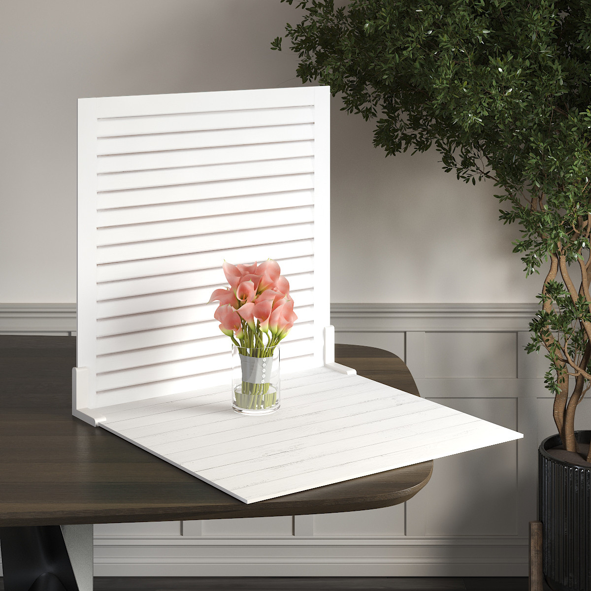 Пластиковий кутовий 2d фотофон, PolyPlast 40x40см - №62081