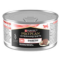 Корм PRO PLAN DM Diabetes Management Ветеринарная диета для взрослых кошек для регулировки глюкозы, 195 г