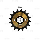 Зірка передня 428H 16Т на мотоцикл CB/CG 150/200/250 cc шліц широкий, фото 3
