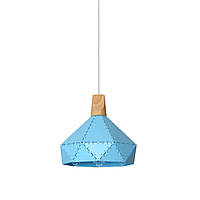 Подвесной светильник люстра в стиле лофт PL018-M на 1 лампочку голубой, SIRIUS-L