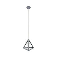 Подвесной светильник-треугольник люстра в стиле лофт GLD-18272-1-GREY на 1 лампочку серый, SIRIUS-L