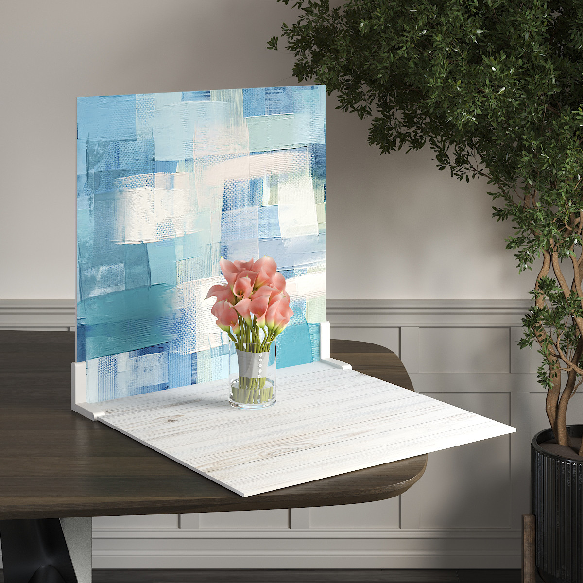 Пластиковий кутовий 2d фотофон, PolyPlast 40x40см - №62095