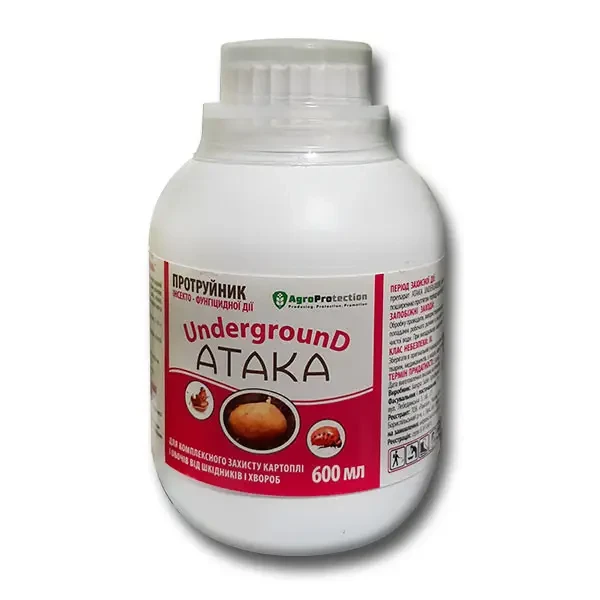 Протруювач «Атака UndergrounD» 600 мл (на 1 тонну), фото 1
