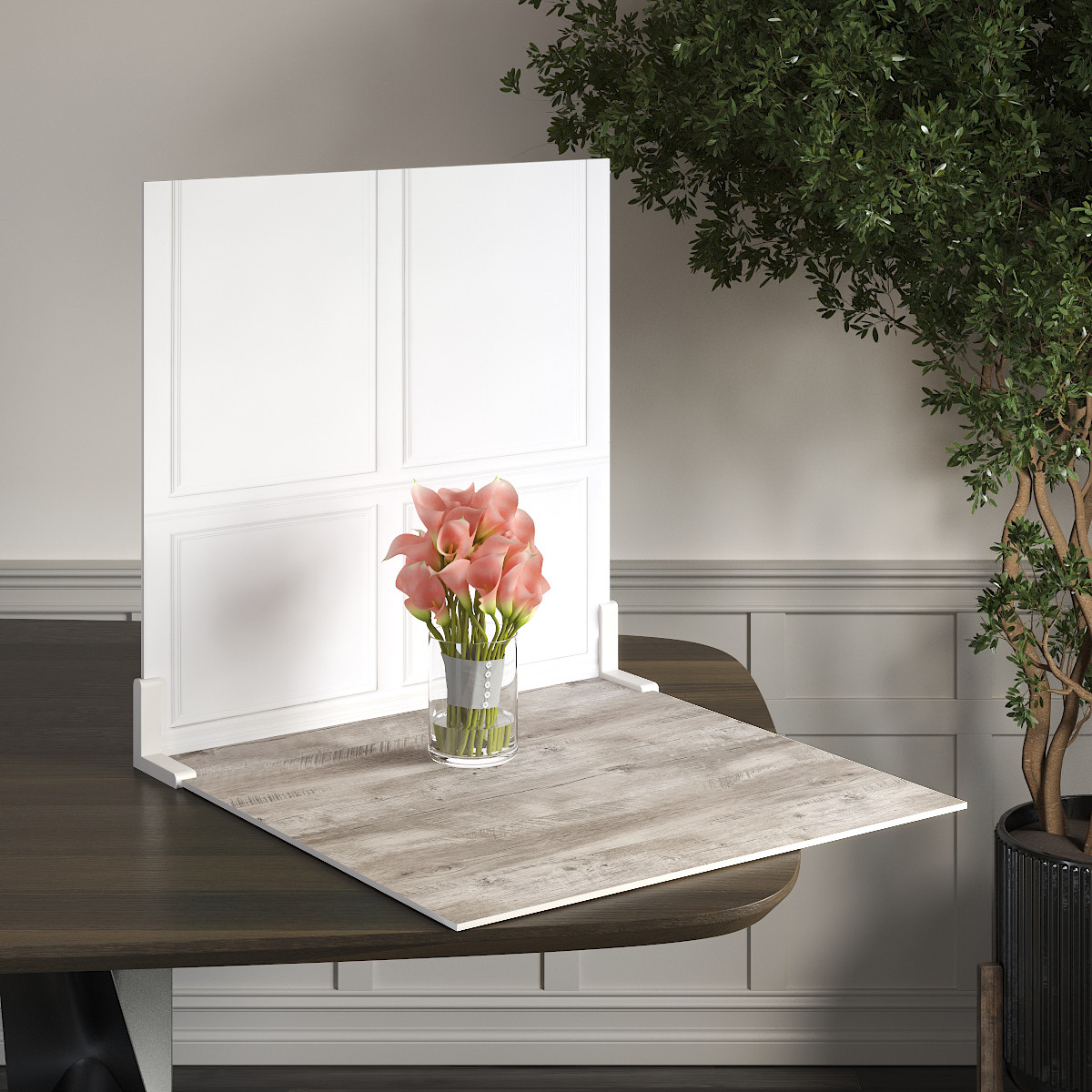 Пластиковий кутовий 2d фотофон, PolyPlast 40x40см - №62100
