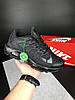 Чоловічі і жіночі кросівки Nike Air Max Terrascape Plus Black (Чорні) Взуття Найк Аір Макс Плюс сітка шкіра демісезон, фото 5