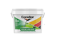 Condor Haus Proff Kuche und Bad - інтер'єрна напівматова фарба для кухонь та ванних кімнат 1л (Біла)