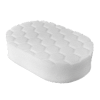 Аппликатор пенополиуретановый для полировки 2 фаза «Hex Logic Polishing Hand Pad» (белый), BUFX202