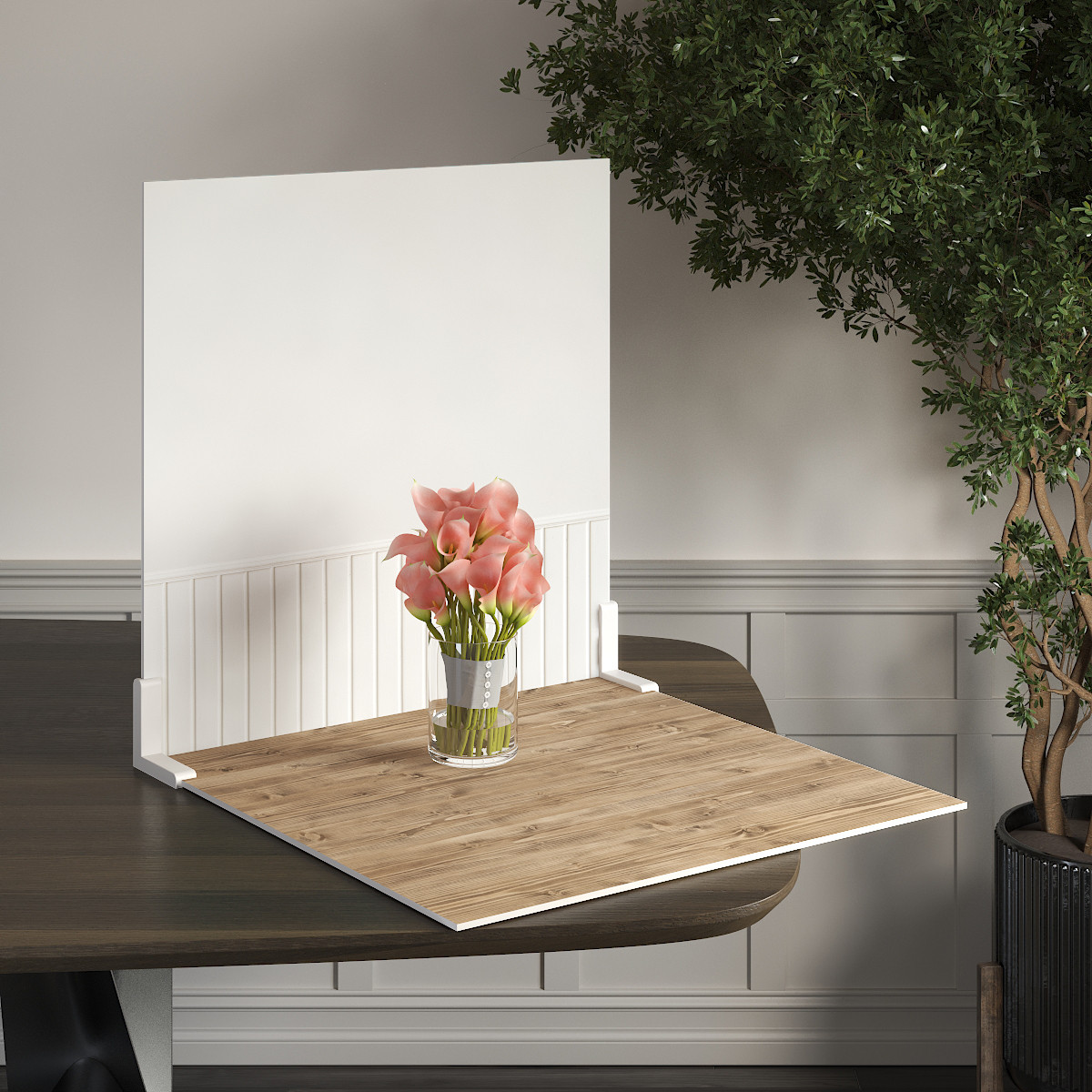 Пластиковий кутовий 2d фотофон, PolyPlast 40x40см - №62072