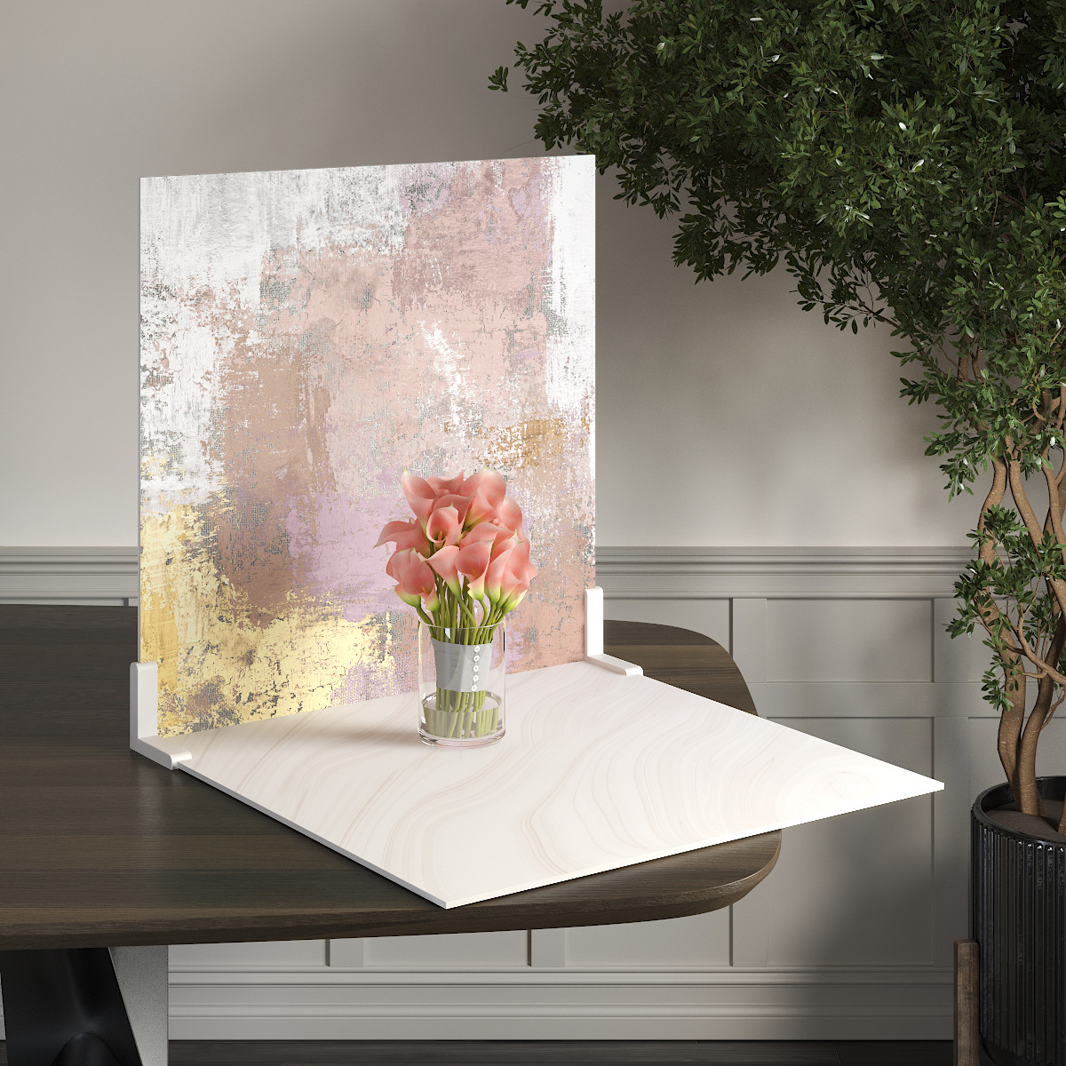 Пластиковий кутовий 2d фотофон, PolyPlast 40x40см - №62074, фото 1