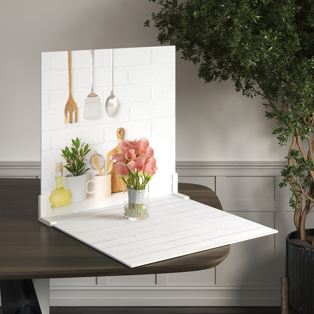 Пластиковий кутовий 2d фотофон, PolyPlast 40x40см - №62043