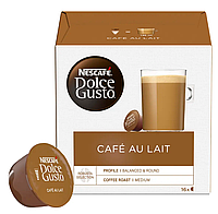 Кофе Nescafe MD_446948 Dolce Gusto Cafe Au Lait в капсулах 16 шт 160 г Вкусный мягкий кофе в капсулах арабика