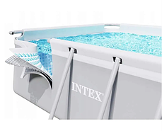 Басейн INTEX 26788 каркасний прямокутний 400-200-100 см Об'єм 6836 л фільтр насос на 2006 л/год і аксесуари, фото 3