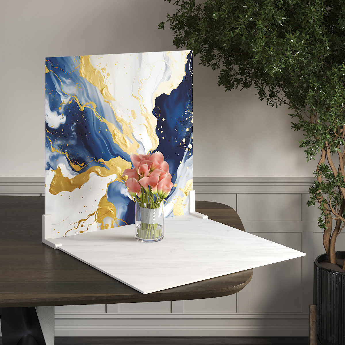 Пластиковий кутовий 2d фотофон, PolyPlast 40x40см - №62060
