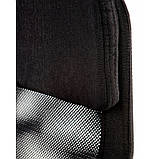 Офісне крісло Silba чорне сітка спинка з підголівником, фото 5