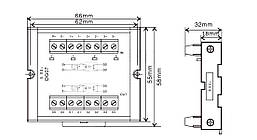 Модуль перетворювача рівня напруги NPN в PNP Dg07, 4-канальний конвертер рівня Npn в Pnp 10-28V DC, фото 4