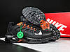 Чоловічі і жіночі кросівки Nike Air Max Terrascape Plus Black White Orange (Чорні) Взуття Найк Аір Макс Плюс сітка шкіра демісезон, фото 3