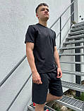 Чоловічий костюм літній, футболка шорти, кулір, фото 2