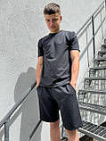 Чоловічий костюм літній, футболка шорти, кулір, фото 3