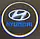 Універсальна підсвітка дверей Hyundai Хюндай Lazer door logo light на батерейках, фото 3
