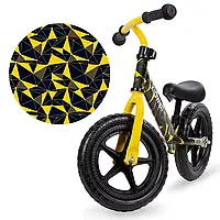 Беговел без педалей для девочек мальчика от 3 года (Велосипед Kidwell REBEL Yellow)