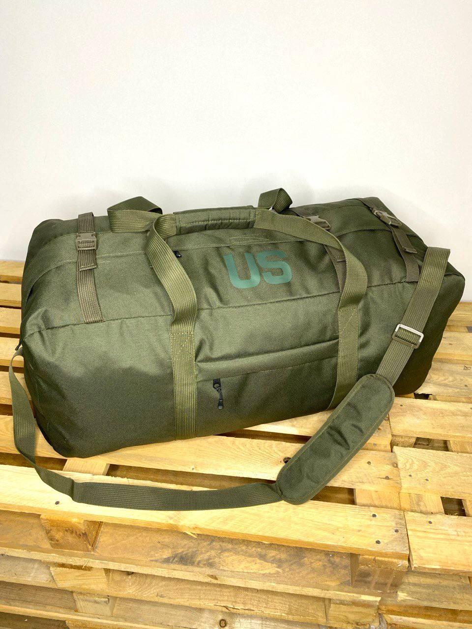Сумка US 130л велика армійська баул військовий. Хакі, фото 1