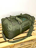 Сумка US 130л велика армійська баул військовий. Хакі, фото 7