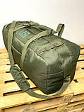 Сумка US 130л велика армійська баул військовий. Хакі, фото 3
