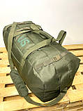 Сумка US 130л велика армійська баул військовий. Хакі, фото 2