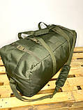 Сумка US 130л велика армійська баул військовий. Хакі, фото 8