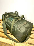 Сумка US 130л велика армійська баул військовий. Хакі, фото 4