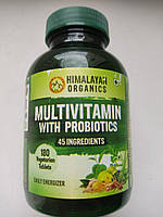 Мультивитамины 180 т., с пробиотиками, минералами и аюрведой Multi vitamin with probiotics, Himalayan Organics