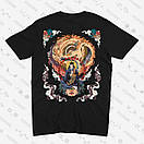 Футболка чорна Morze Jujutsu Kaisen  V23, фото 3