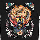 Футболка чорна Morze Jujutsu Kaisen  V23, фото 4