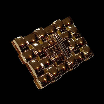 Замок на сумку 64*42 мм, золото