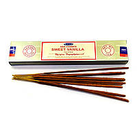 Sweet Vanilla (Сладкая Ваниль)(15 гр.)(Satya)(12 шт /уп) масала благовоние Маг