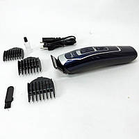 Электробритва с насадками для бороды GEMEI GM-6115 / Машинка для стрижки бороди TS-495 волос беспроводная
