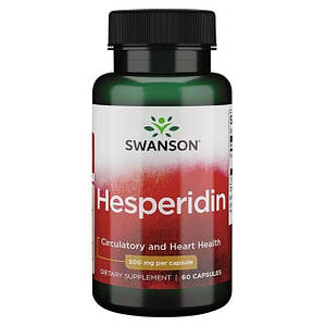 Гесперидин Swanson Hesperidin 500 мг 60 капс. (уцінка строки до 05.24) (підтримка вен та судин)