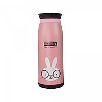 Бутылочка-термос с рисунком, кролик js