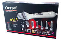 Стайлер многофункциональный прибор для укладки волос 8в1 Gemei Professional Hot Air Stylex GM-4832 mn