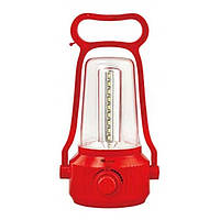 Кемпинговый аккумуляторный светодиодный переносной фонарь с регулятором 1800 mAh 8W DP-7044C Красный js