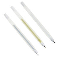 Набір з 3-х гелевих ручок, Сріблястий, золотий, білий js