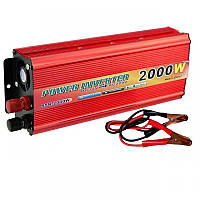 Инвертор преобразователь тока RD-3057 2000W преобразовывает электричество DC/AC из 12В в 220В js