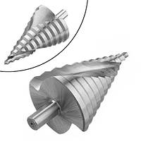 Ступенчатое шаговое сверло по металлу HSS 6-60мм js