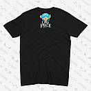 Футболка чорна Morze One piece  V36, фото 4