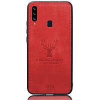 Чехол Deer Case для Samsung Galaxy A20s Red OS, код: 6503421