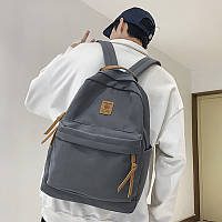 Рюкзак подростковый 81227 с карманом для ноутбука 20L Gray js